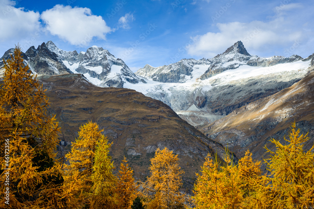 Obergabelhorn and Zinalrothorn