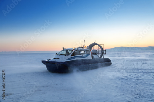 Hovercraft on the Baikal photo