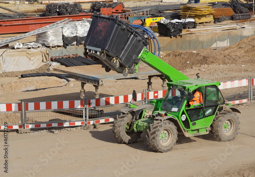 Teleskoplader, Baustelle photo