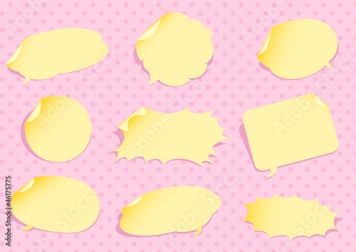 ふせん　吹き出し