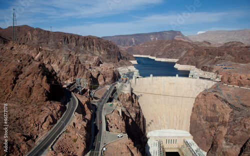 View of the Hoover Dam