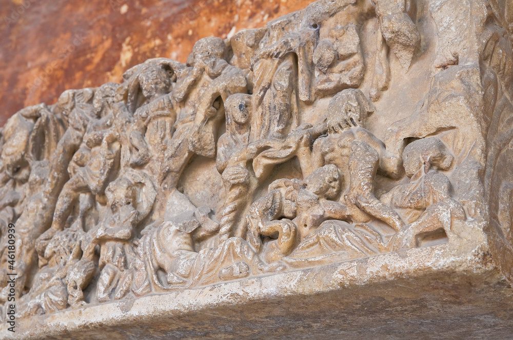 Obraz premium Cathedral of Nepi. Lazio. Italy.