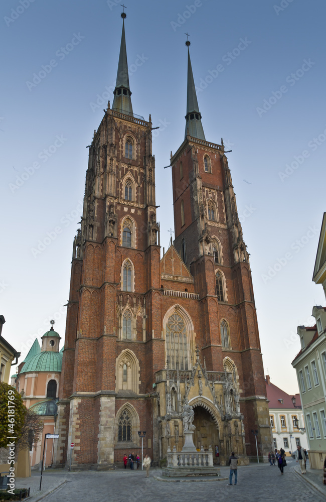 Fototapeta premium Katedra Wrocław