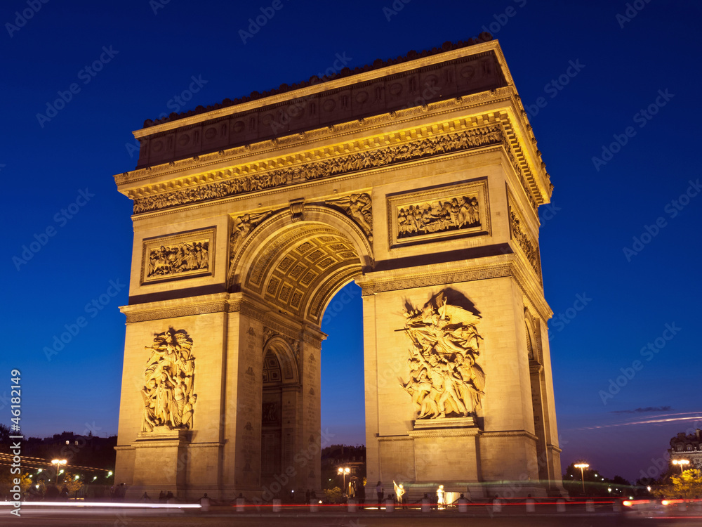 Fototapeta premium Paryski Łuk Triumfalny