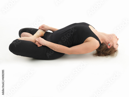 Canvas Print relaxion yoga posture