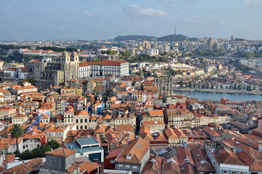 City of Porto (Portugal) from above