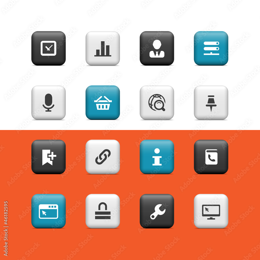 Internet and web buttons Internet and web buttons