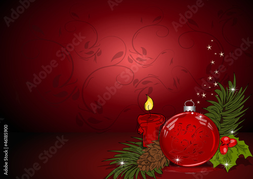 Weihnachten, Christmas Karte