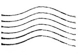 Post stamp on white background