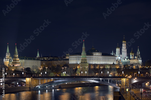 Moscow Kremlin evening view © antonse