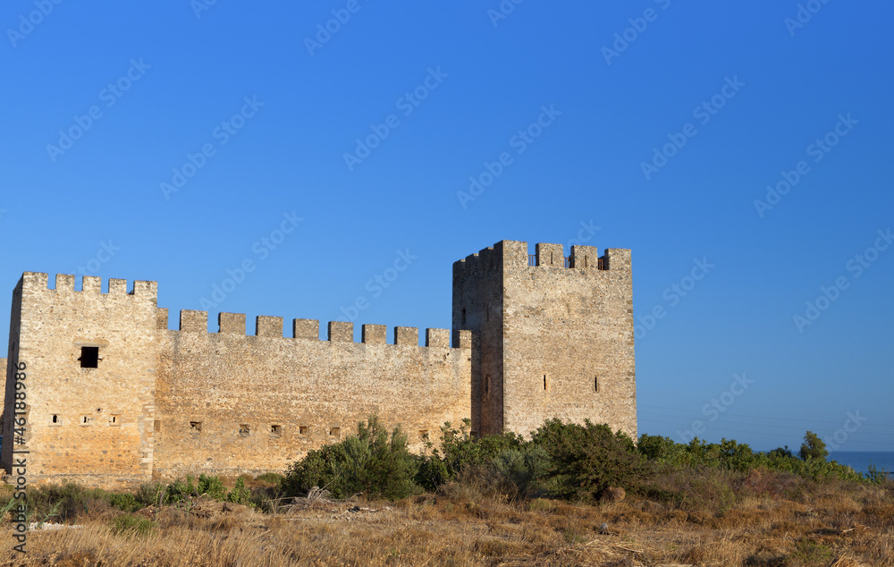 Fragokastelo castle at Crete island in Greece