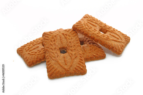 Obraz na płótnie Speculoos sur fond blanc