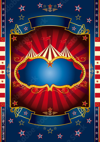 Red wheel circus