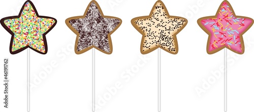 Christmas star cookies