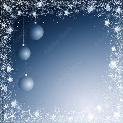 blue christmas background