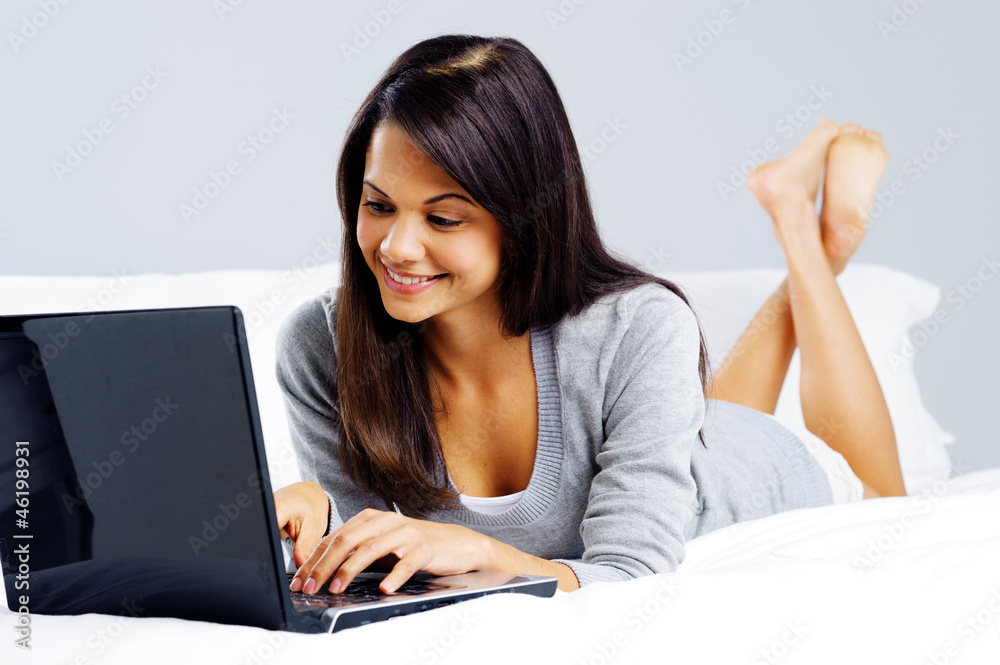 laptop on bed laptop on bed