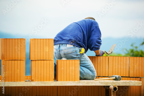 Bauarbeiter auf Baustelle photo