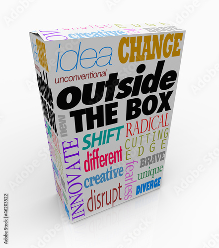 Outside the Box Words on Product Package Innovation