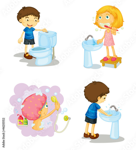 kids and bathroom accessories