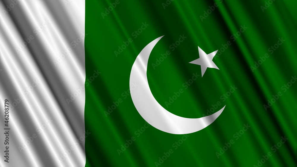 Pakistan Flag looping animation Pakistan Flag looping animation