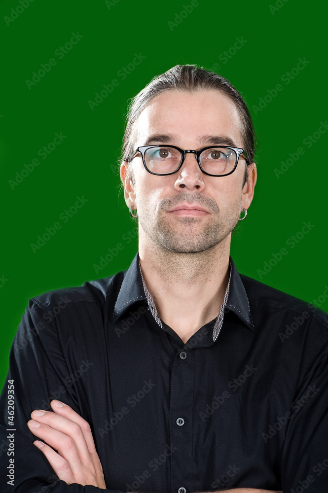 handsome man with glasses handsome man with glasses