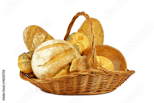 Chleb w koszyku