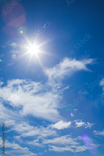 star-shaped sun
