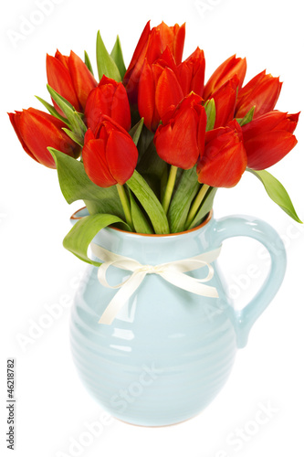 Wallpaper Mural red tulips Torontodigital.ca