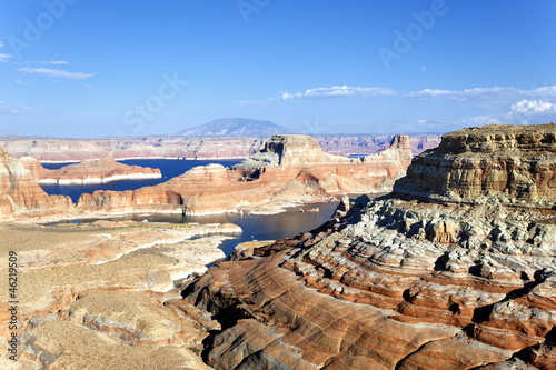 landscape of the lake Powell,