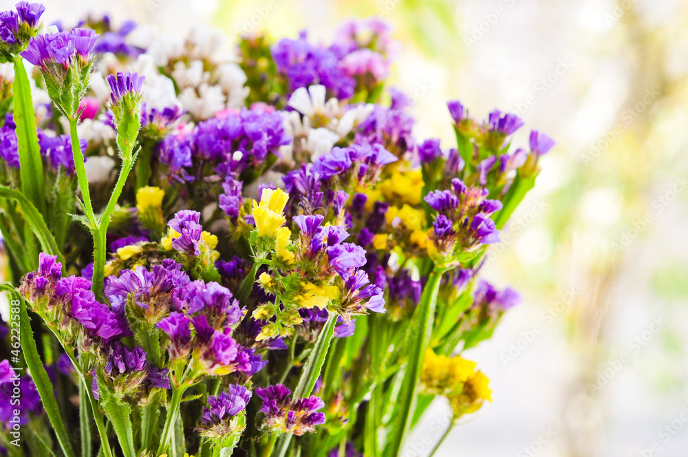 Naklejka premium Floral postcard