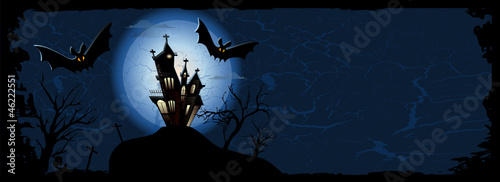 Halloween bleu
