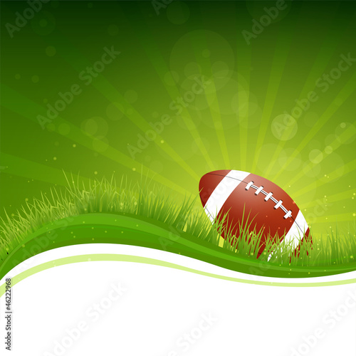 Vector Illustration of a Football Background