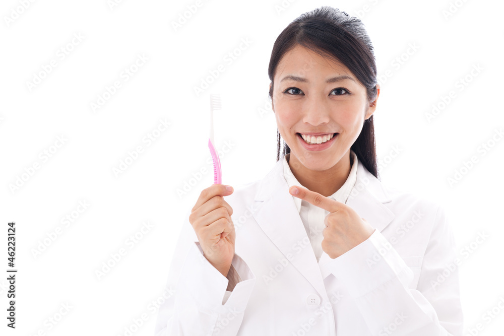 a young asian doctor on white background a young asian doctor on white background