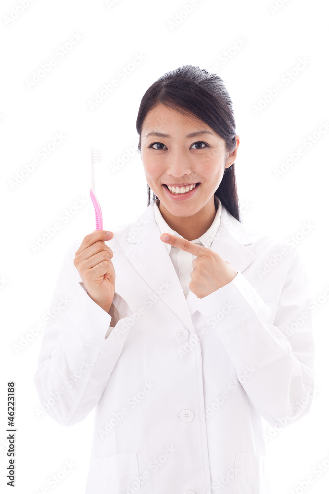 a young asian doctor on white background a young asian doctor on white background