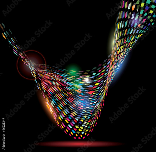 Colorful background mosaic pattern design
