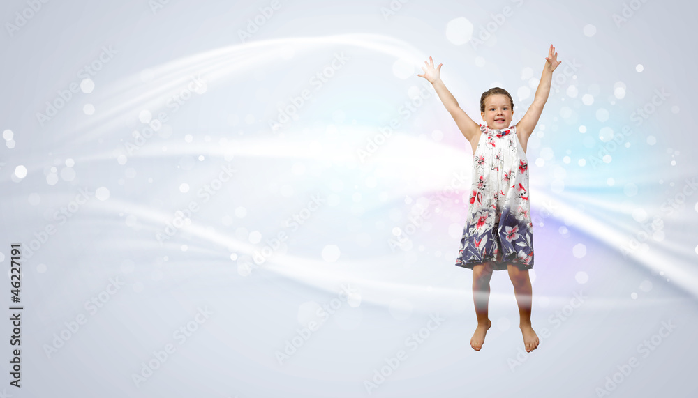 happy kid jumping happy kid jumping