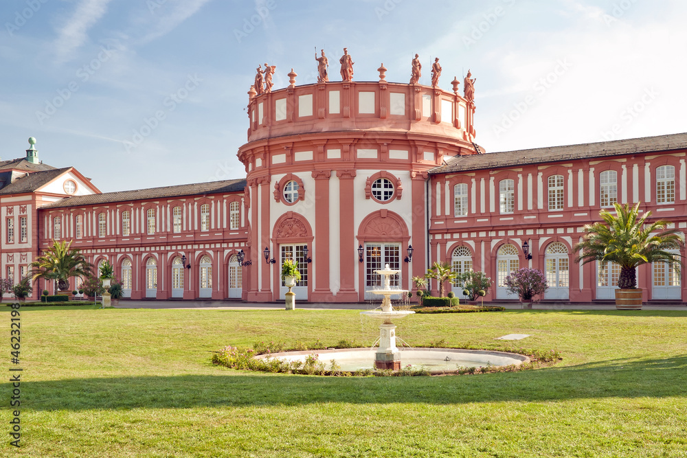 custom made wallpaper toronto digitalBiebricher Schloß mit Mittelrotunde und Galerien