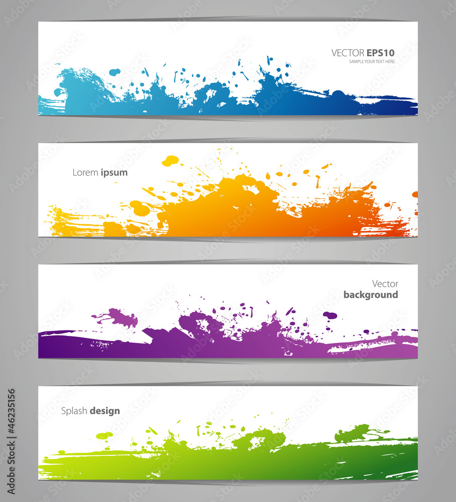 Vegetables colorful doodles set