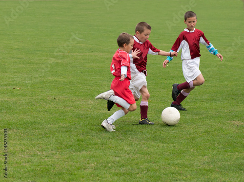 children playing soccer © Dusan Kostic