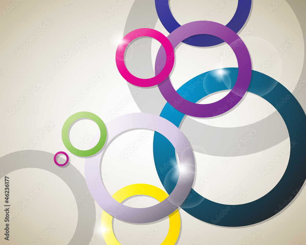 Bright Circle Background