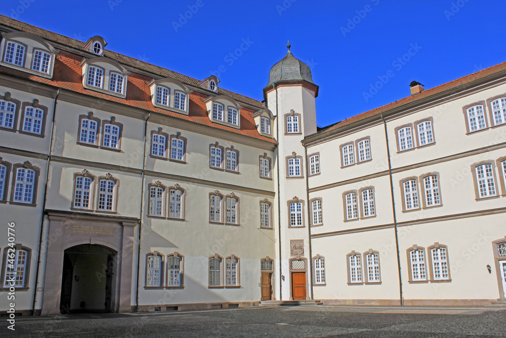 Innenhof Landgrafenschloss Rotenburg/Fulda (1470, Hessen)