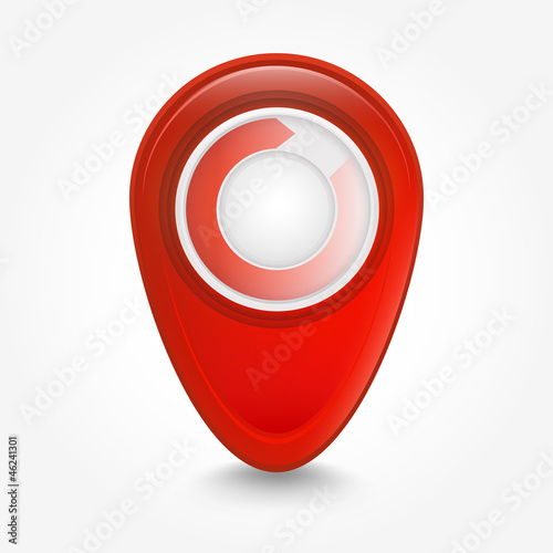Puntatore 3D_Loading Rosso