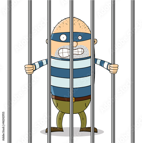 bad guy in jail