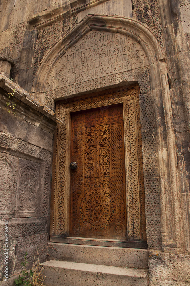Ornated door of chapel