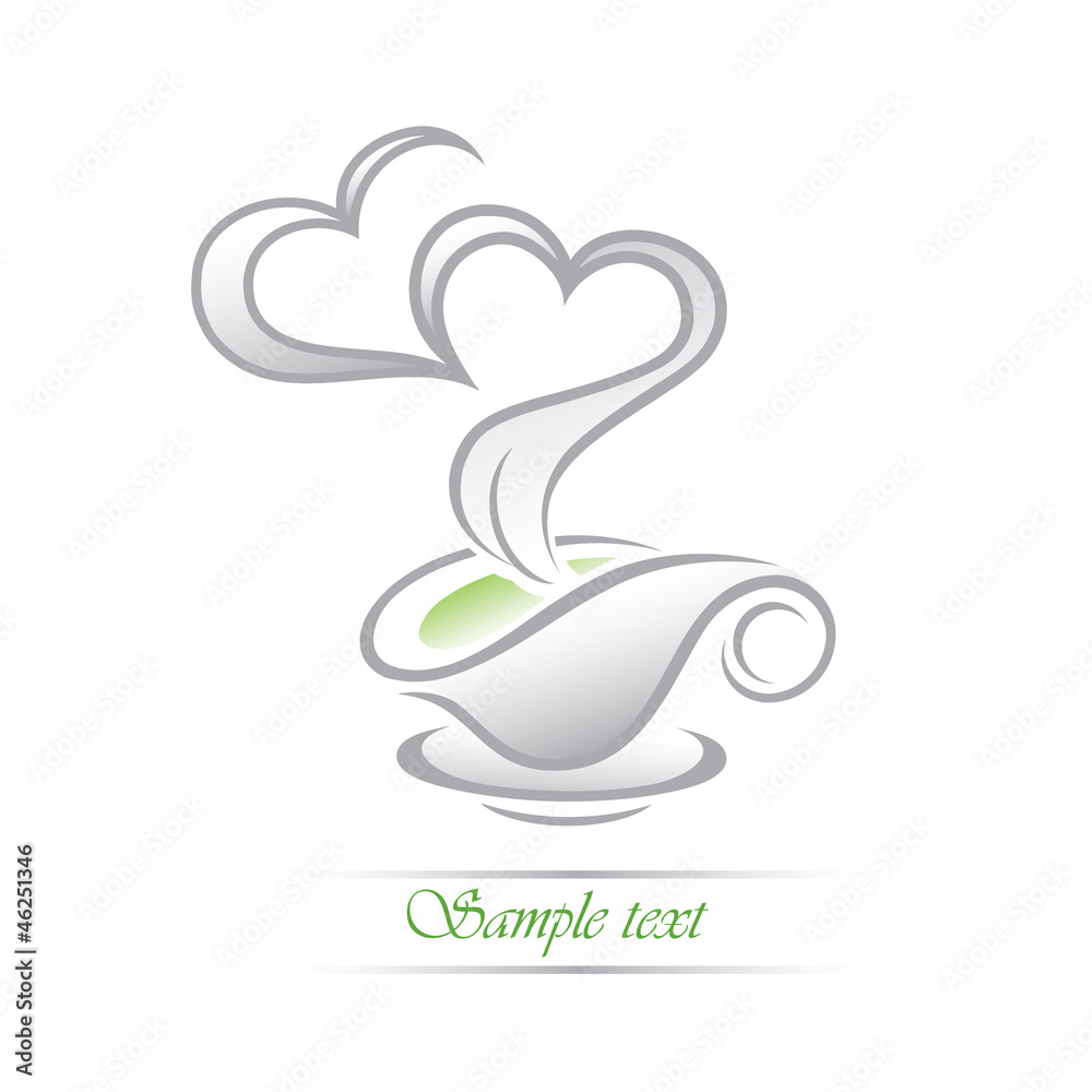 Cup of tea - vector illustration