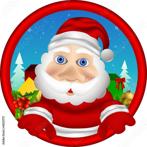 cartoon santa claus photo