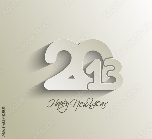 New year 2013 background. Vector illustration