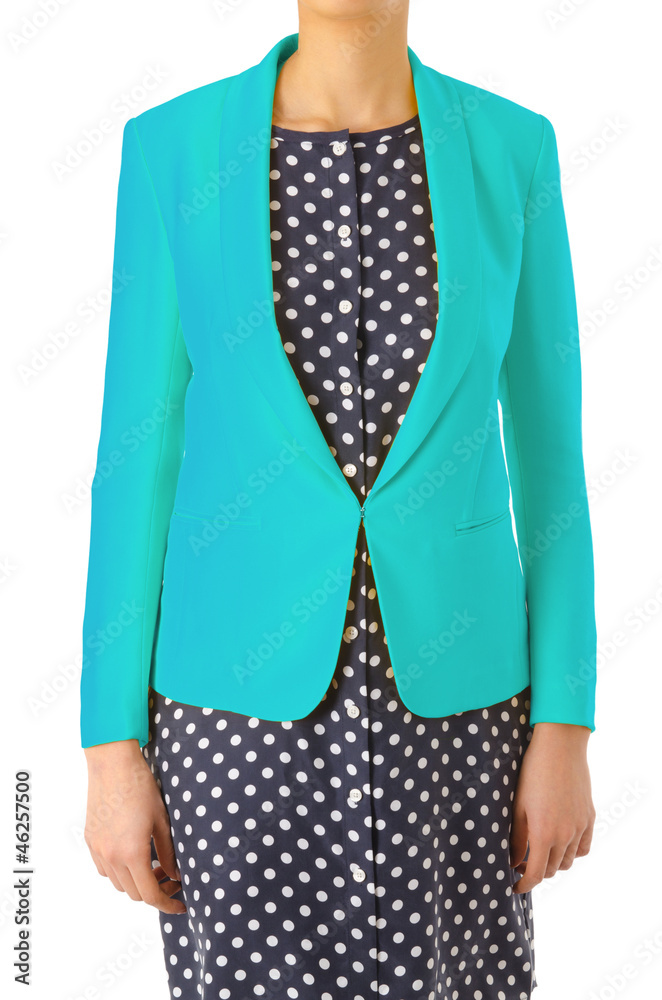 Obraz premium Fashion concept with model on white