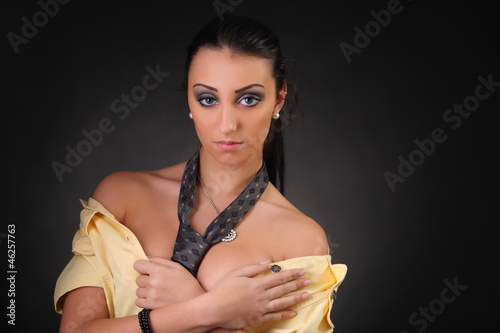 Photography semi nude girl