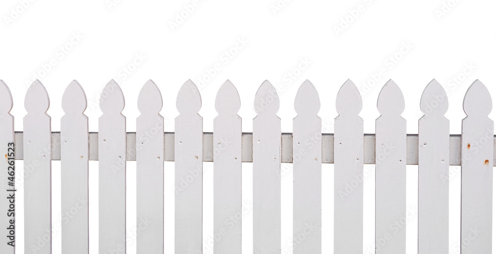 white fence white fence